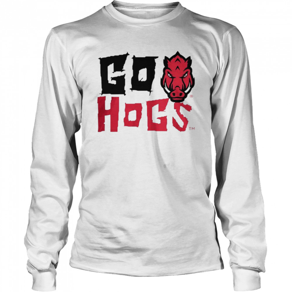 Omahogs Arkansas Razorbacks Go Hogs shirt 2 Omahogs Arkansas Razorbacks Go Hogs shirt Long Sleeved T-shirt