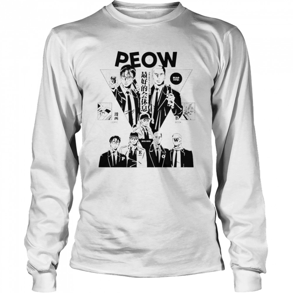 Peow comic book 2012 2022 shirt Long Sleeved T-shirt