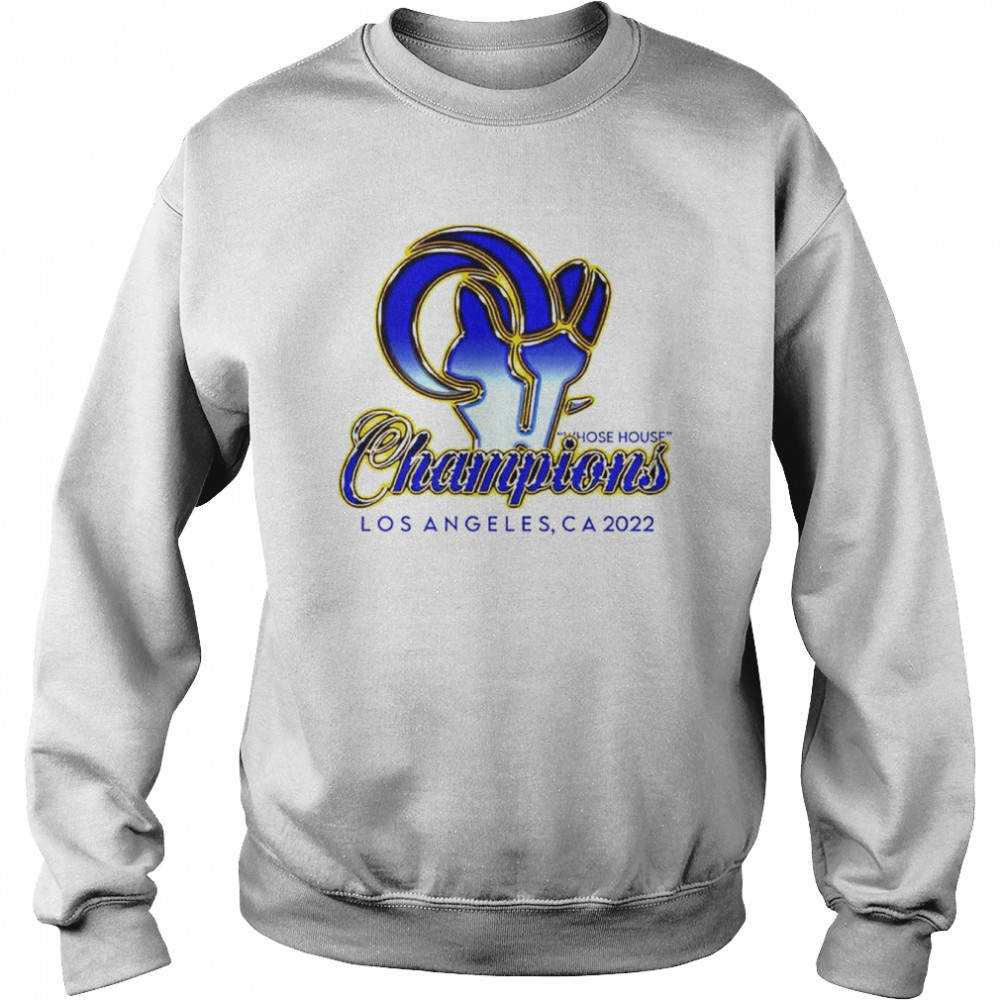 Rams Superbowl Champions gold logo shirt Unisex Sweatshirt