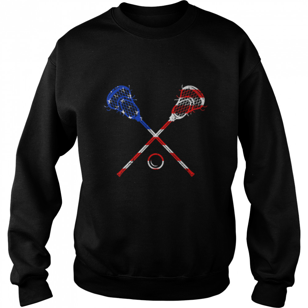 Retro Classic American Flag Lacrosse Patriotic 4th Of July T-Shirt B0B4NCW96W 3 Retro Classic American Flag Lacrosse Patriotic 4th Of July T- B0B4NCW96W Unisex Sweatshirt