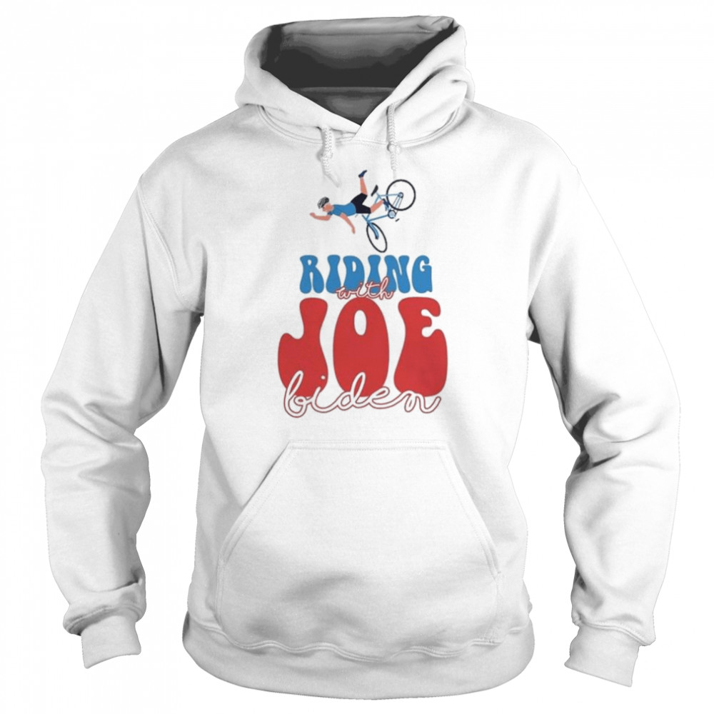 Riding With Joe Biden Falls of Bike shirt 4 Riding With Joe Biden Falls of Bike shirt Unisex Hoodie