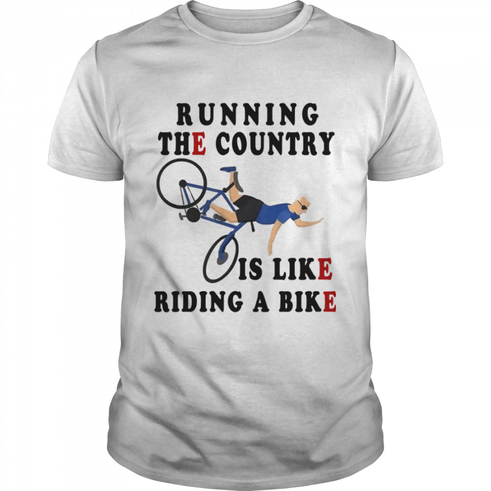 Running The Country is Like Riding A Bike Joe Biden Vintage Essential T- Classic Men's T-shirt