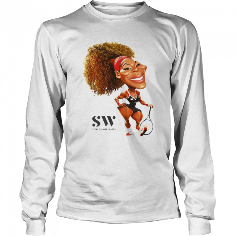 Serena Williams Art  Long Sleeved T-shirt