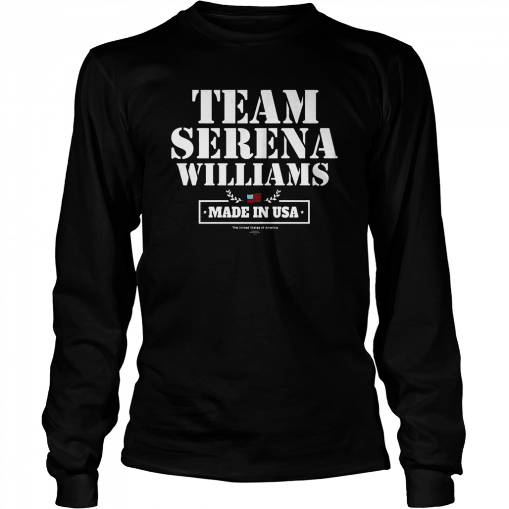 Serena Williams Tennis Made In USA  Long Sleeved T-shirt