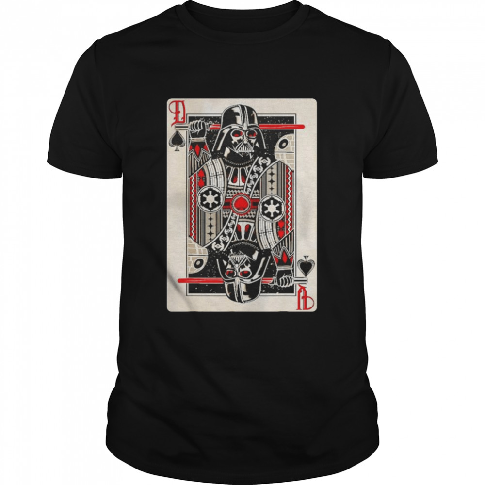Star Wars Darth Vader King of Spades Graphic shirt Classic Men's T-shirt
