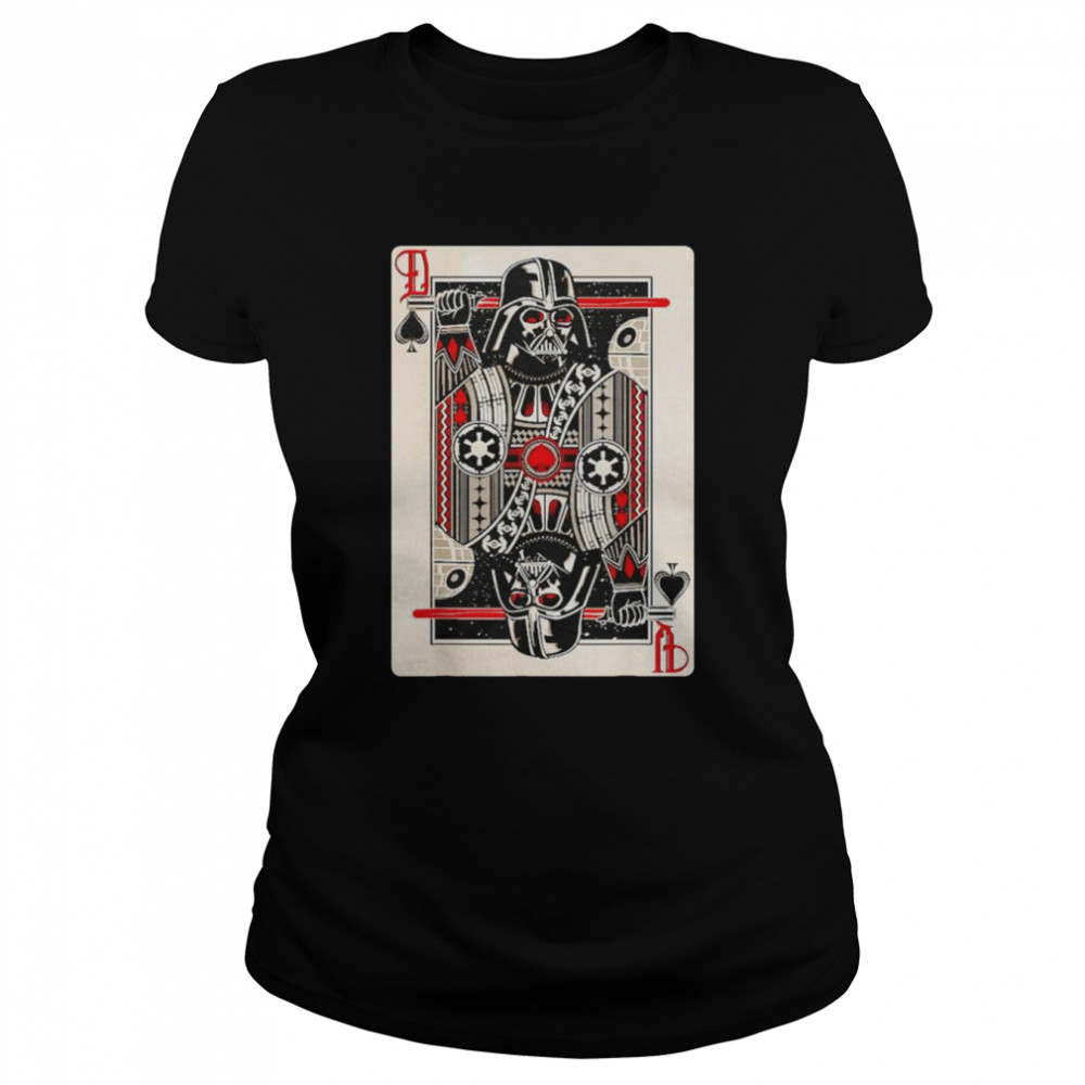 Star Wars Darth Vader King of Spades Graphic shirt 1 Star Wars Darth Vader King of Spades Graphic shirt Classic Women's T-shirt