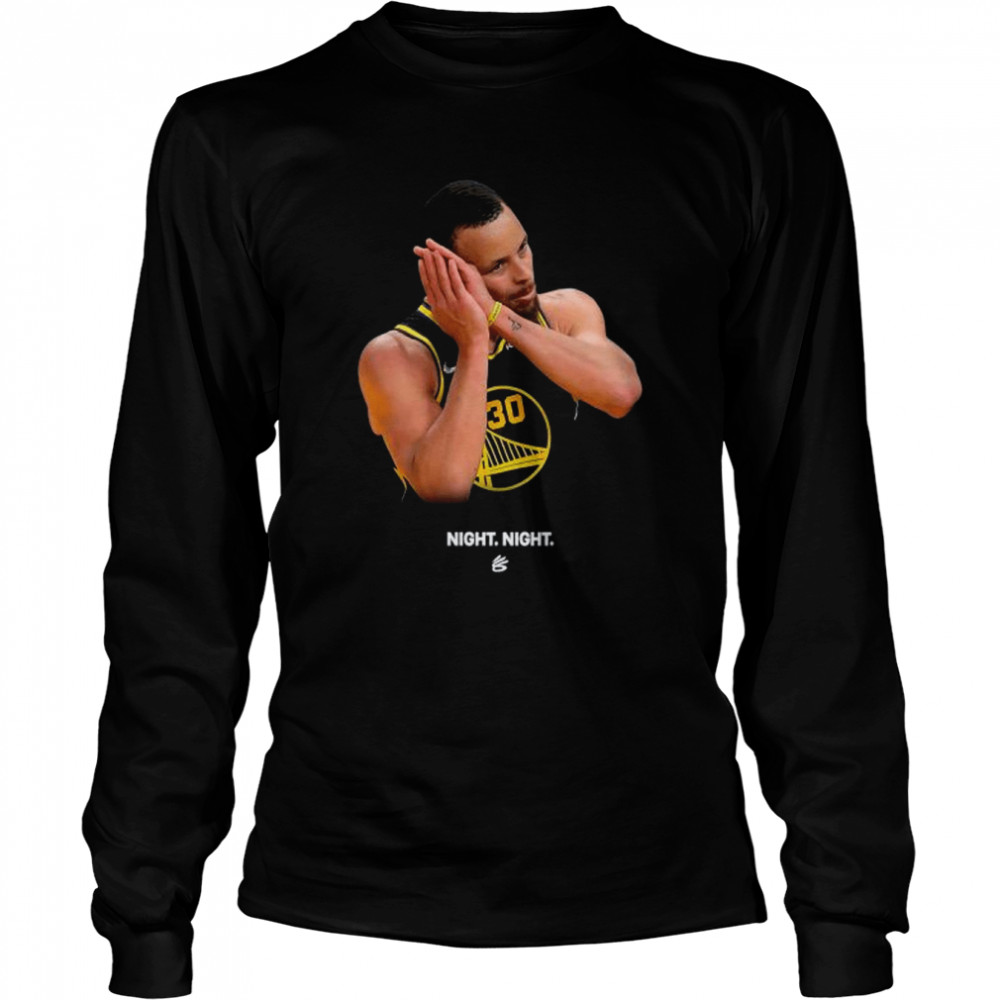 Steph Curry Says Night Night shirt Long Sleeved T-shirt