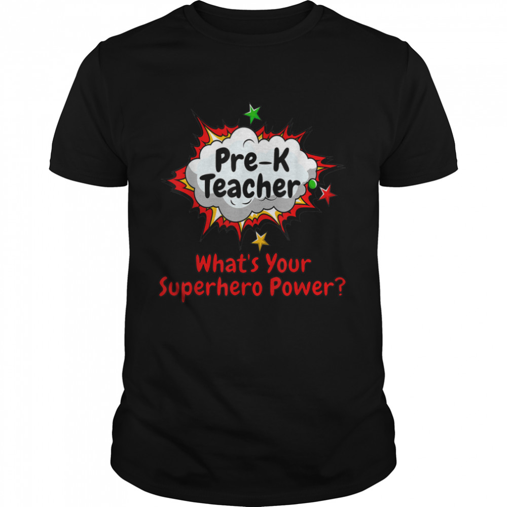 Teacher What’s Your Superhero Power Shirt
