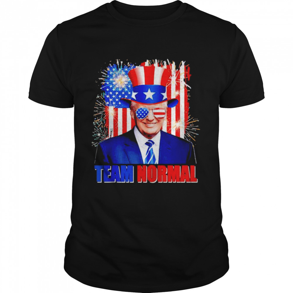 Team Normal 2022 Usa America Flag Pro Trump 2024 Shirt