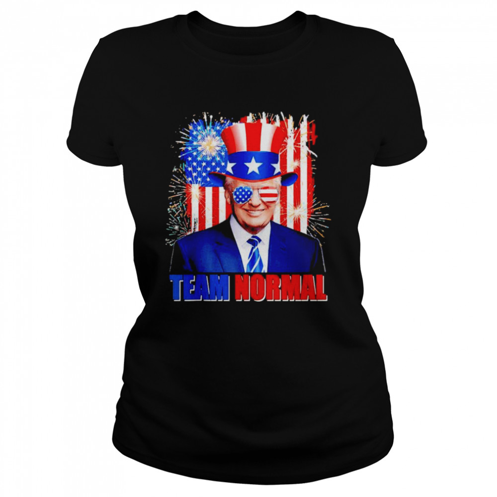 Team Normal 2022 USA America Flag Pro Trump 2024 shirt 1 Team Normal 2022 USA America Flag Pro Trump 2024 shirt Classic Women's T-shirt