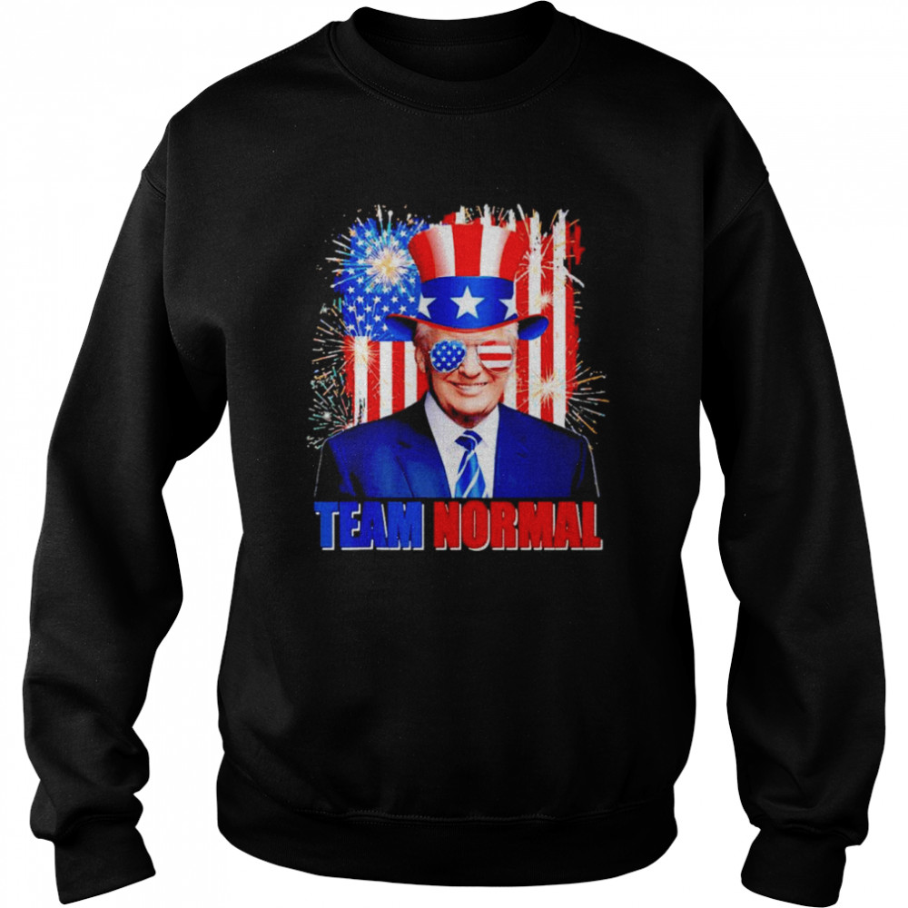 Team Normal 2022 USA America Flag Pro Trump 2024 shirt 3 Team Normal 2022 USA America Flag Pro Trump 2024 shirt Unisex Sweatshirt