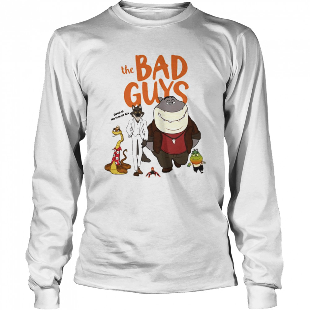 The Bad Guys 2022 Film Movie  Long Sleeved T-shirt