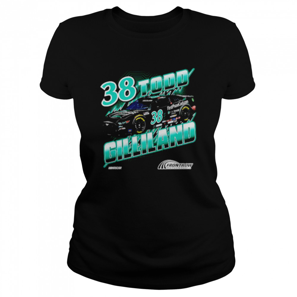 Todd Gilliland Checkered First Phase Groove Shirt 1 Todd Gilliland Checkered First Phase Groove Classic Women's T-shirt