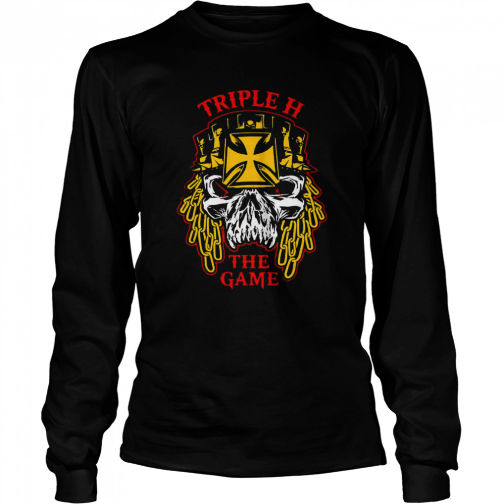 Triple H The Game Wrestler Symbol  Long Sleeved T-shirt