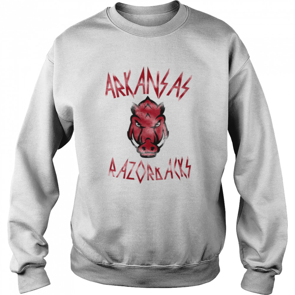 University Of Arkansas Razorbacks Rock Band  Unisex Sweatshirt