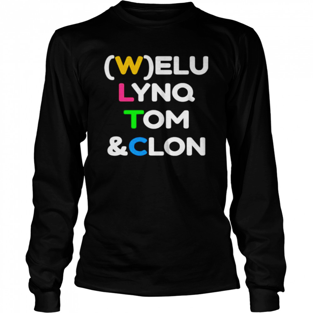 Welu Lynq Tom and Clon shirt Long Sleeved T-shirt
