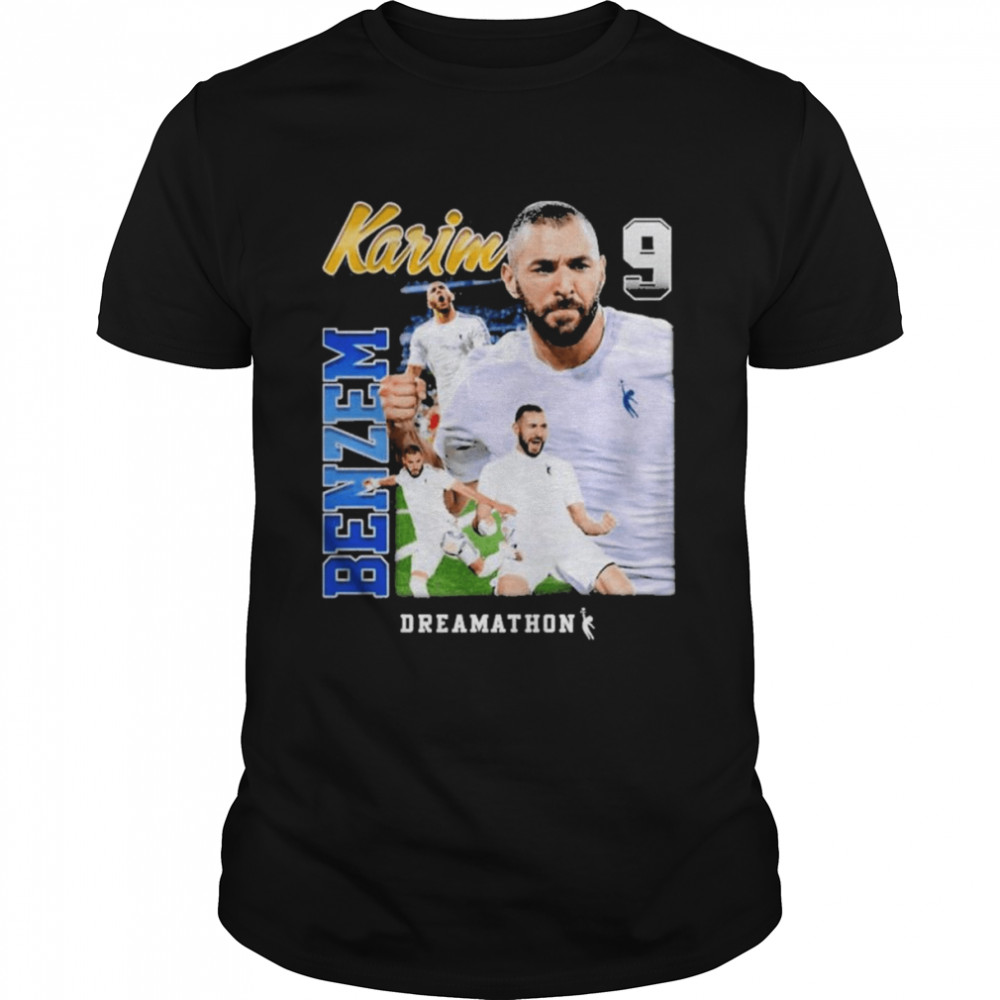 433 Dreamathon Merch Karim Benzema 9 Dreams Shirt