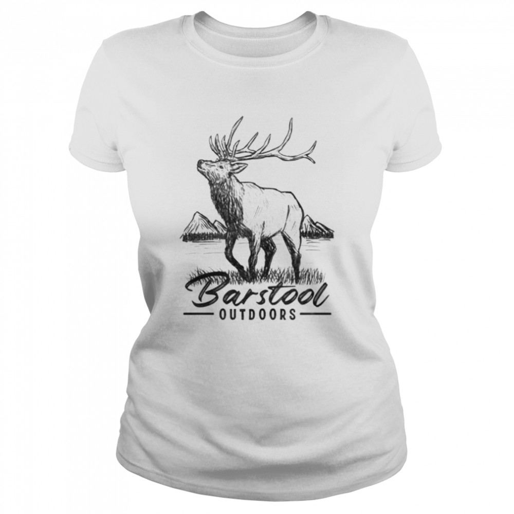 Barstool Outdoors Elk shirt 1 Barstool Outdoors Elk shirt Classic Women's T-shirt