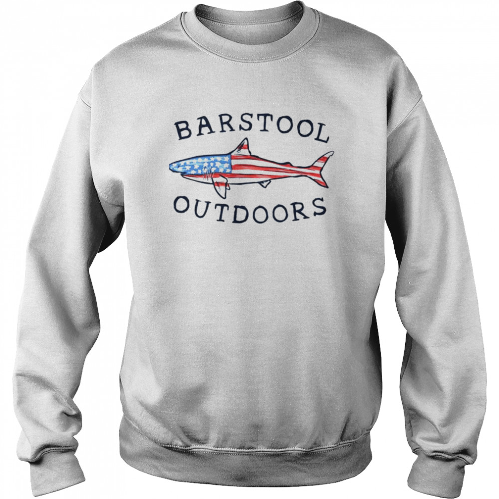Barstool Outdoors Fish Usa shirt 3 Barstool Outdoors Fish Usa shirt Unisex Sweatshirt