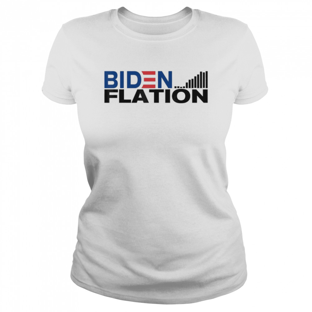 Bidenflation The Cost of Voting for Biden Bike Accident T- Classic Women's T-shirt