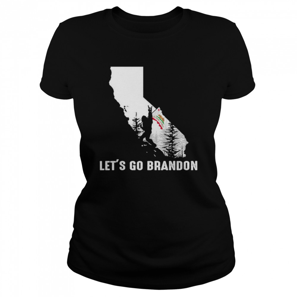 California America Bigfoot Let’s Go Brandon  Classic Women's T-shirt