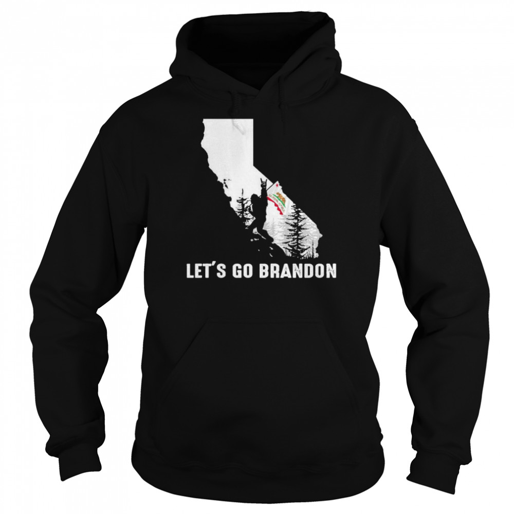 California America Bigfoot Let’s Go Brandon  Unisex Hoodie
