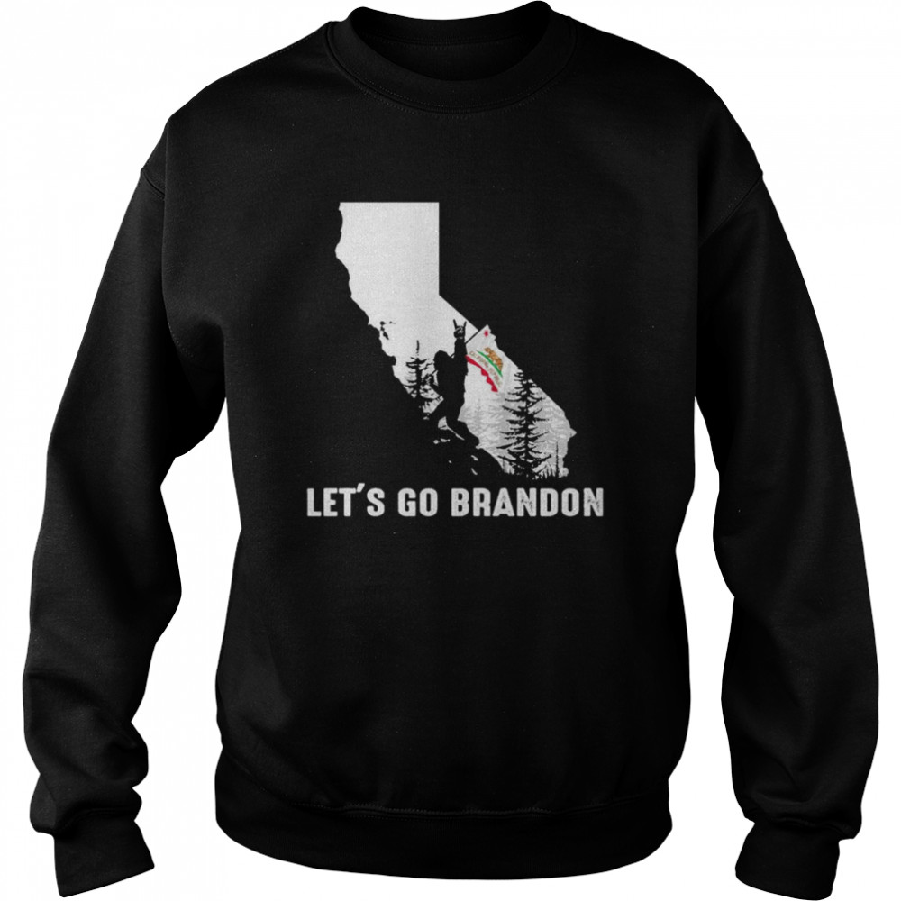 California America Bigfoot Let’s Go Brandon  Unisex Sweatshirt