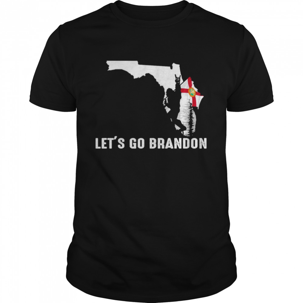 Florida America Bigfoot Let’s Go Brandon Shirt