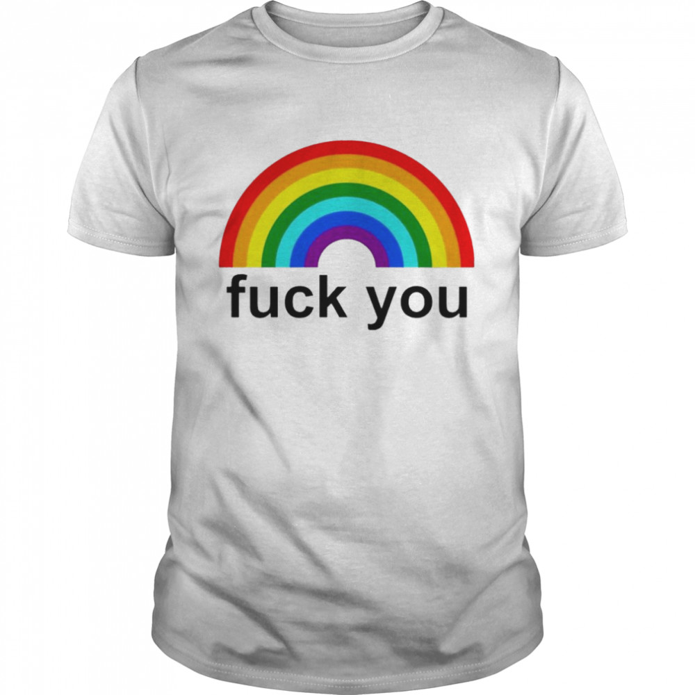 Fuck You Rainbow T- Classic Men's T-shirt