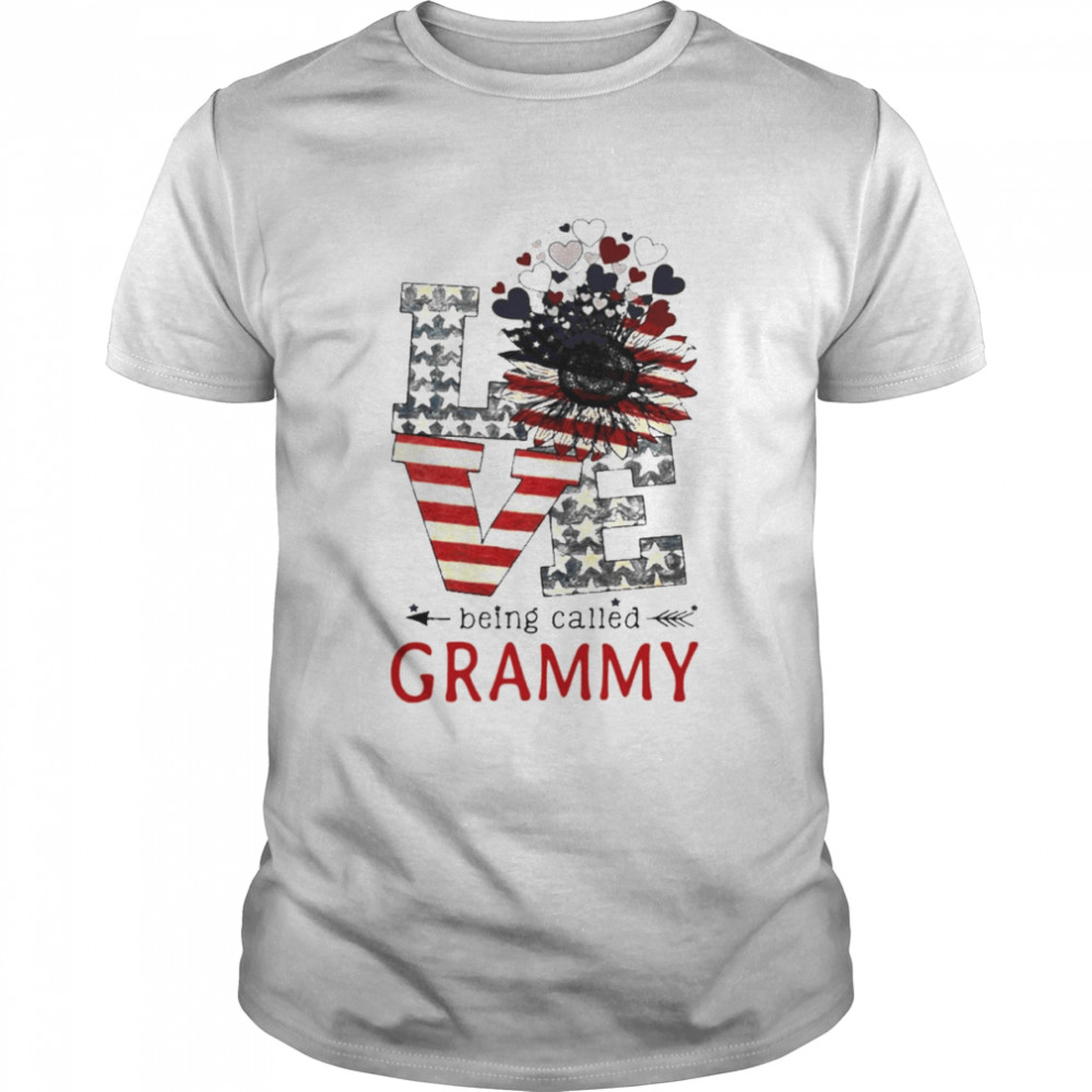 Love Being Called Grammy 4th Of July Shirt
