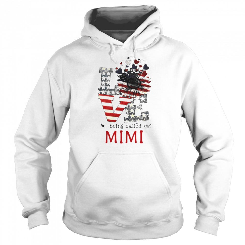 Love Being Called Mimi 4th Of July  Unisex Hoodie