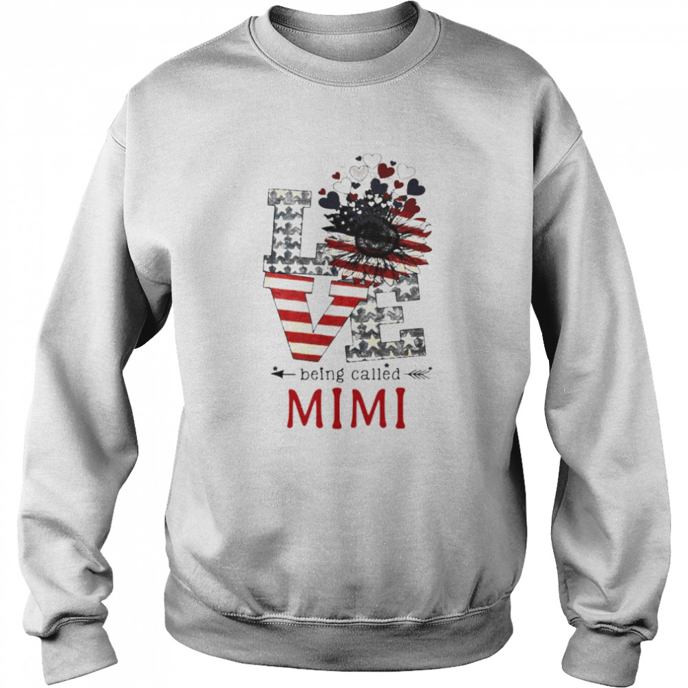 Love Being Called Mimi 4th Of July  Unisex Sweatshirt