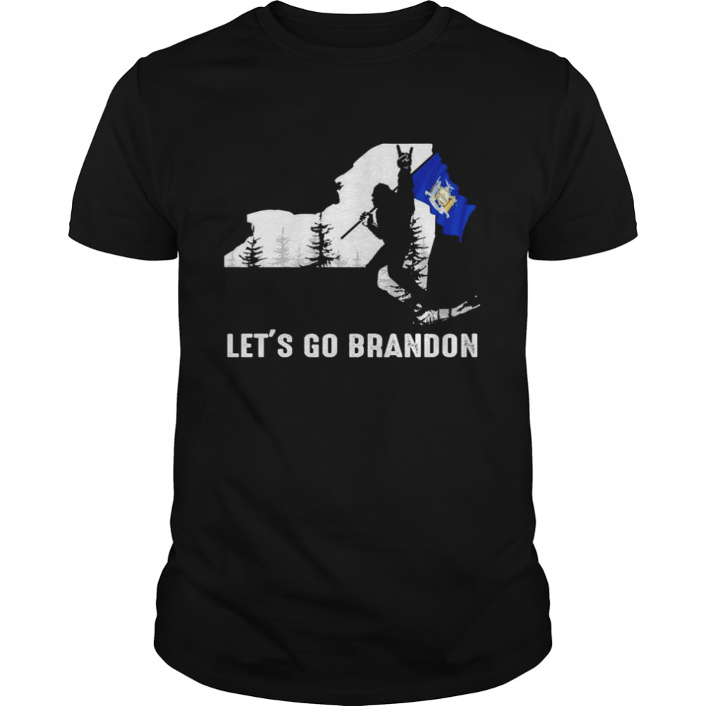 New York America Bigfoot Let’s Go Brandon Shirt