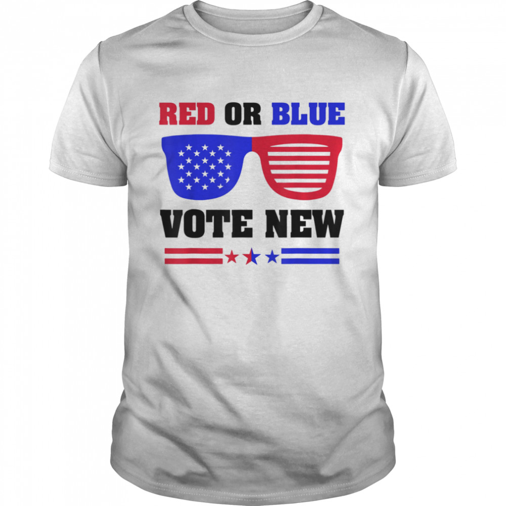 2022 Election Republican Red Democrat Blue Vote New Congress  Classic Men's T-shirt