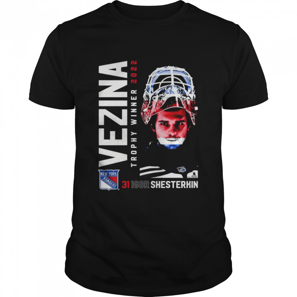 31 Igor Shesterkin New York Rangers Vezina Trophy Winner 2022  Classic Men's T-shirt