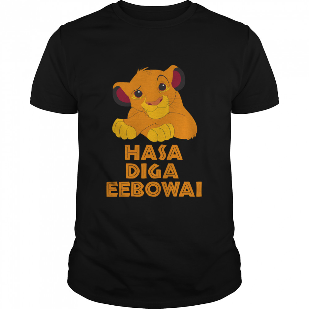 Animal Hasa Diga Eebowai Lion King Women Men Classic T- Classic Men's T-shirt