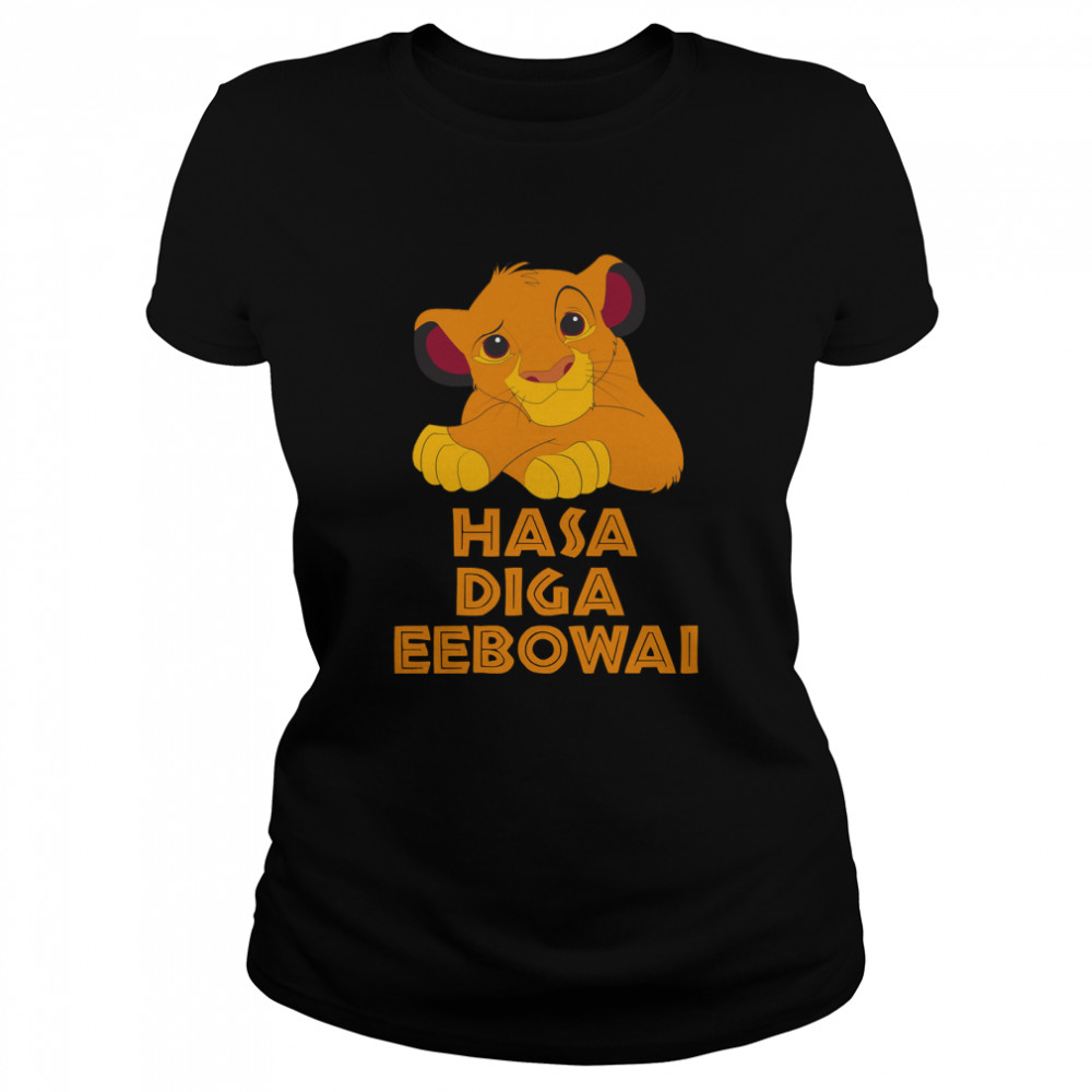 Animal Hasa Diga Eebowai Lion King Women Men Classic T- Classic Women's T-shirt