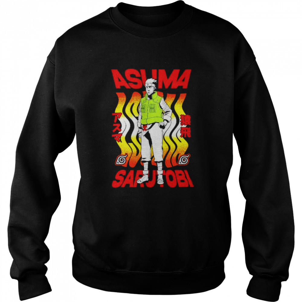 Asuma Sarutobi Wavy shirt Unisex Sweatshirt