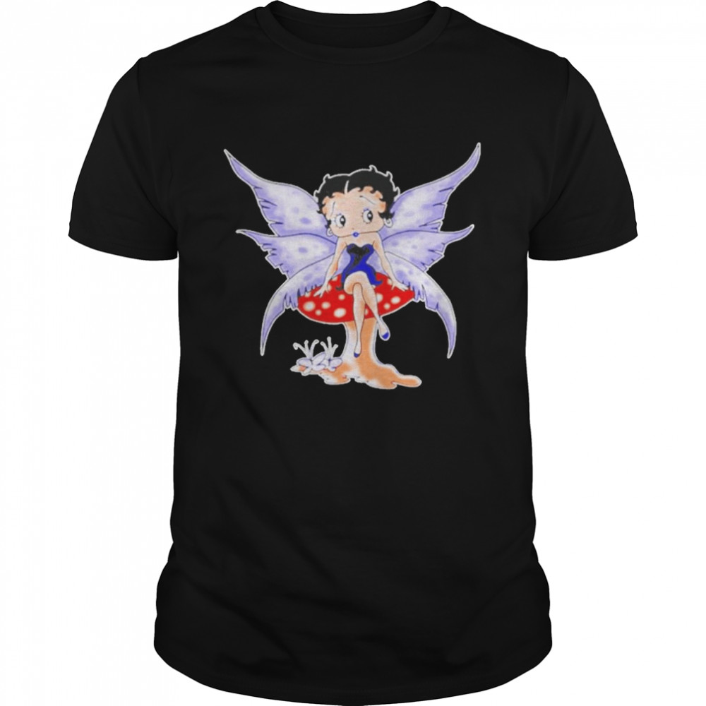 Betty Boop Mushroom Fairy  Classic Men's T-shirt