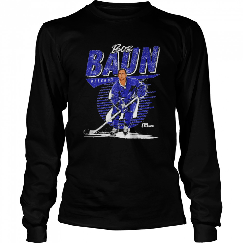 Bob Baun Toronto Comet Hockey Signatures  Long Sleeved T-shirt