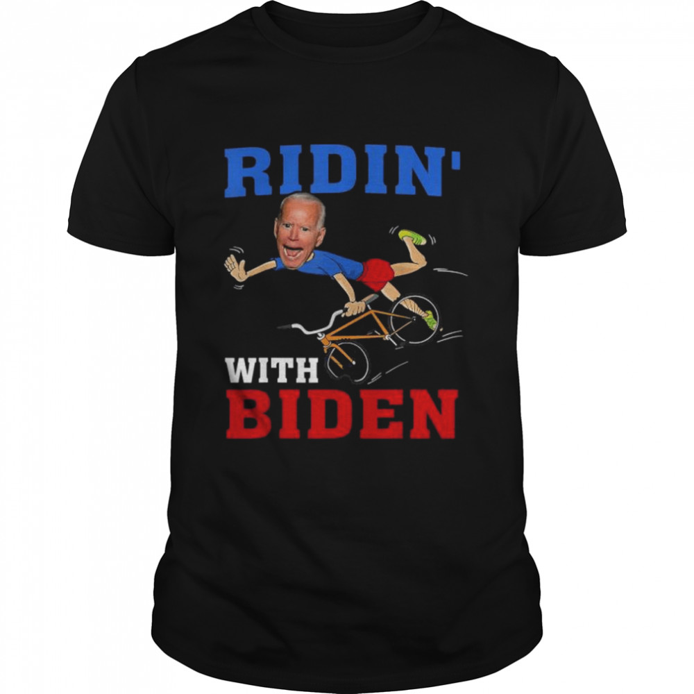 Falling with biden ridin with biden shirt Classic Men's T-shirt