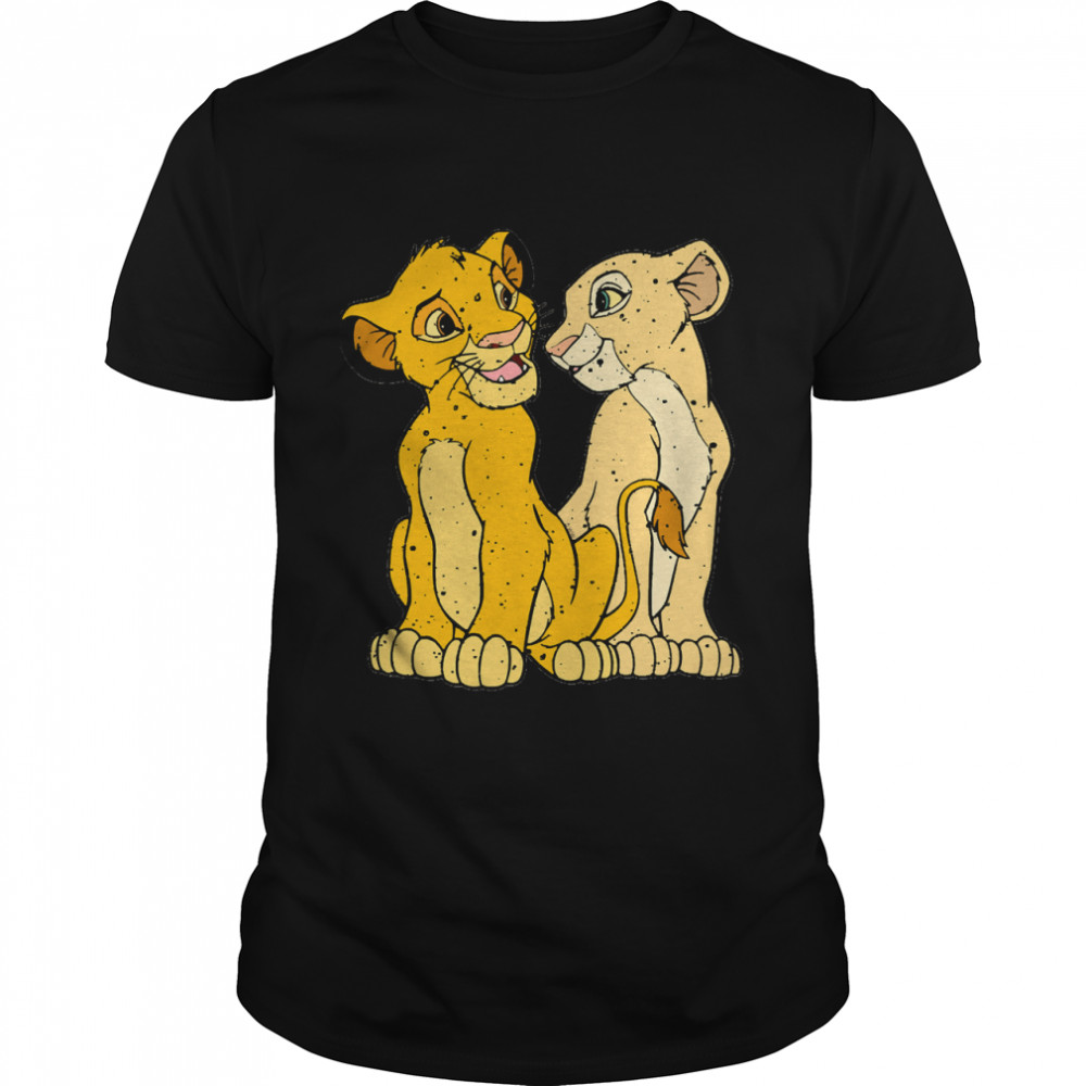 Funny Men Baby Nala And Simba From The Lion King Classic T-Shirt