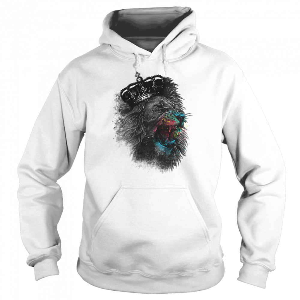 Funny Men King Lion Graphic Classic T- Unisex Hoodie