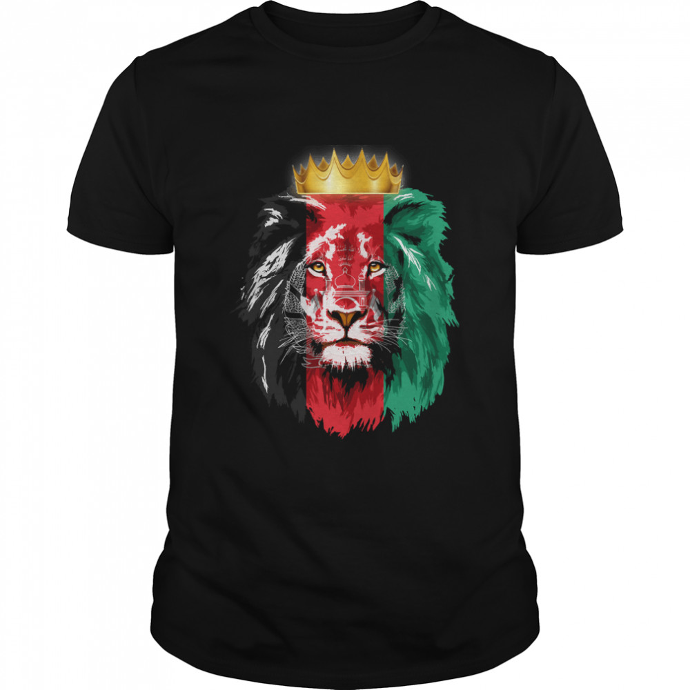 Gifts For Men Lion King Afghanistan Graphic Classic T-Shirt