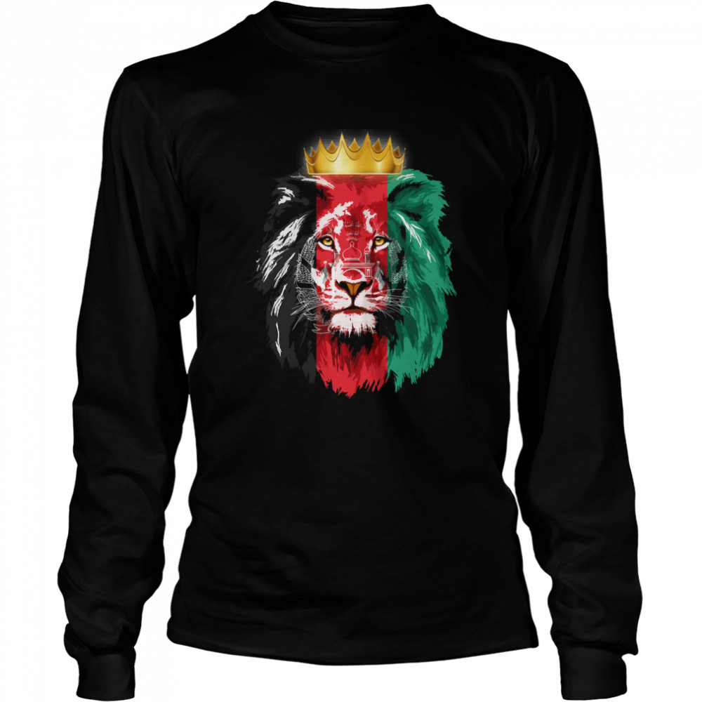 Gifts For Men Lion King Afghanistan Graphic Classic T- Long Sleeved T-shirt