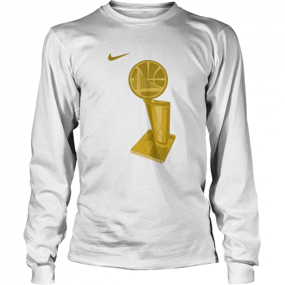 Golden State Warriors NBA Champions Logo  Long Sleeved T-shirt
