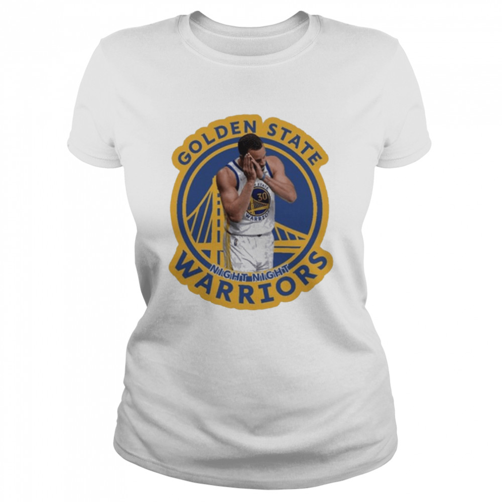 Golden State Warriors Stephen Curry Night Night 2022 Tee  Classic Women's T-shirt
