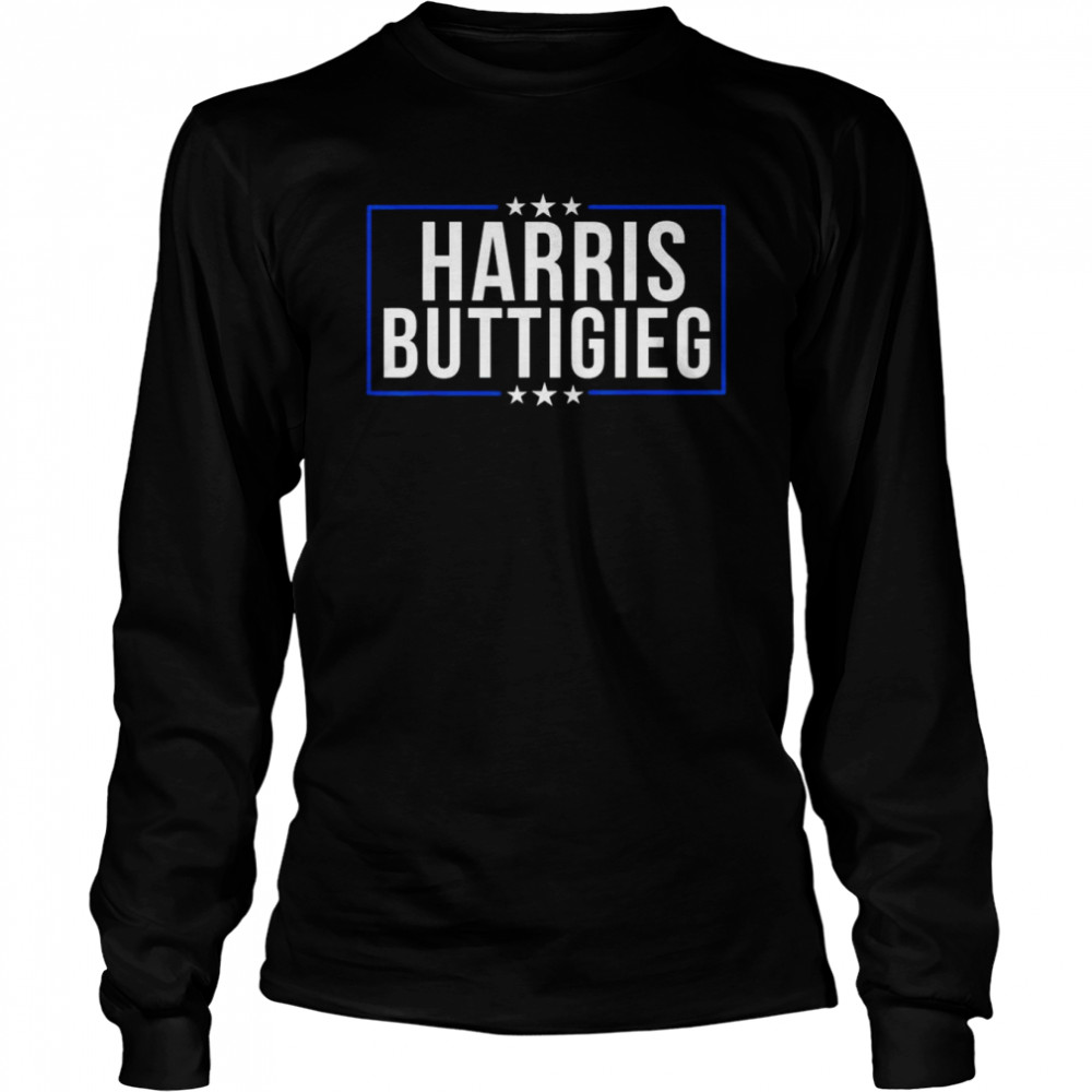 Harris Buttigieg 2024 Presidential Elect Campaign T- Long Sleeved T-shirt