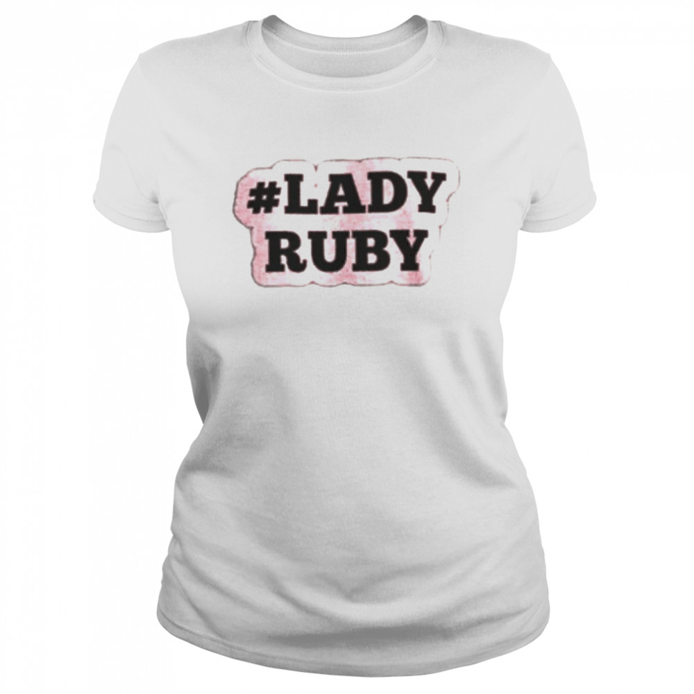 Hastag Lady Ruby shirt Classic Women's T-shirt