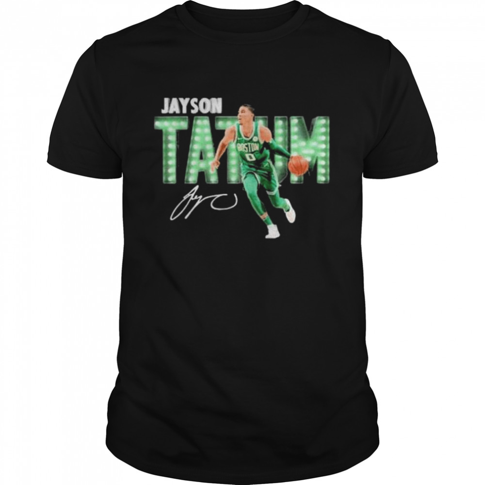 Jayson tatum nba finals mvp boston celtics signature shirt Classic Men's T-shirt